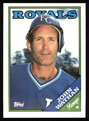 1988 Topps 534 Джон Уотан Канзас Сити Роялз (бейзболна картичка) NM / MT Рояли