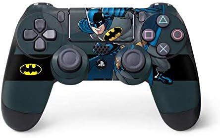 Игри кожата Skinit Decal за контролер PS4 - Официално Лицензиран дизайн Warner Bros Батман Ready for Action от Warner Bros