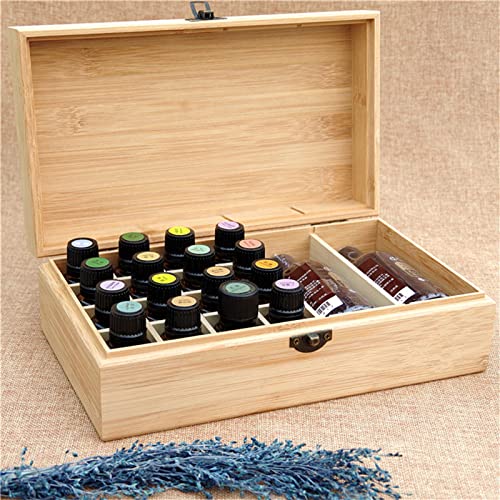 Дървена Преносима Кутия за съхранение на етерични масла RoseFlower, Домашен Калъф за носене на аромати, с капацитет 36 Бутилки по