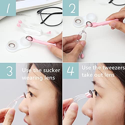 Инструмент за премахване на меки контактни лещи MUDOR - Инструмент за инсталиране на контактни лещи Включва пинсети и мека дюза за премахване