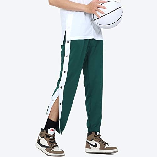 Auyz Мъжки Младежки Спортни Панталони Свободно Намаляване на за момчета с отрывными штанами копчета За Джогинг, Баскетболни Спортни Панталони
