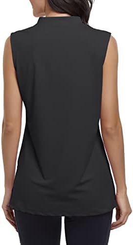 Дамски Поло Риза за голф CHICHO Без Ръкави UPF 50 + Защита От Слънцето, Влагоотводящие Стаи Блузи Поло