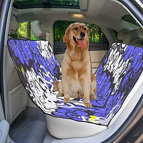 Калъф за седалка кучета ENEVOTX, Изработени по Поръчка в стил хип-хоп, Модерен Калъфи за автомобилни седалки с Уличната печат за Кучета,