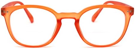 SA106 Унисекс Кръгли двухфокусные Очила За четене в Пластмасова Рамка с Замочной дупка