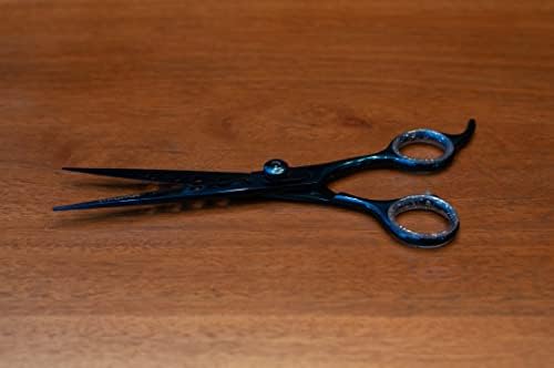 Ножици за Подстригване 7Фризьорски салон Обикновени Ножици от Японска Неръждаема Стомана със Сменяеми вложки за Пръстите