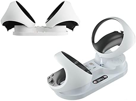 Зарядно устройство ще захранване на зарядно устройство за Геймпада PS5 VR2 с Led Подсветка Зарядно Устройство за контролер PSVR2 Аксесоари