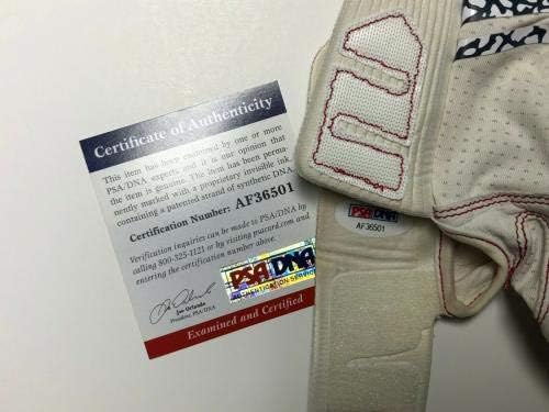 Декстър Фаулър Подписа Бейзболни ръкавици Кардиналите 25, използвани за игра на бейзбол 18 GU PSA - MLB, Използвани за игра в ръкавици