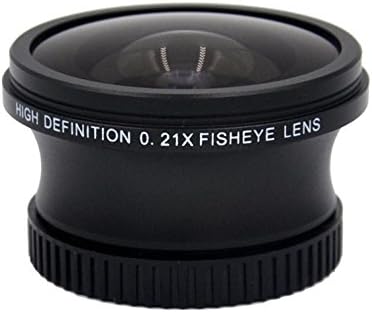 Екстремни обектив Рибешко око (0.21 x) за Panasonic Lumix G X Vario PZ 14-42 мм f/ 3.5-5.6 O. I. S. + Нова тъкан West Micro Fiber