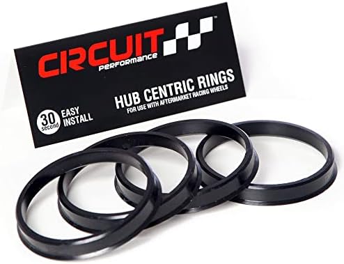 Централните пръстени за ступиц Circuit Performance (4 опаковки) - от 106 до 100 черни мрежести пръстените - Съвместими с 6x139,7 Frontier,