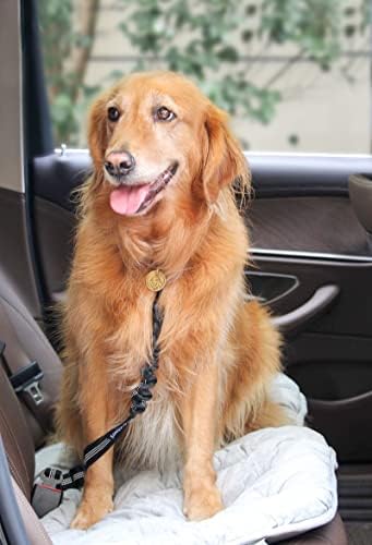 2 Опаковане на предпазен Колан за куче Регулируеми Автомобилни предпазни Колани за кучета за Кола Найлонов Колан за домашни Любимци с Еластична
