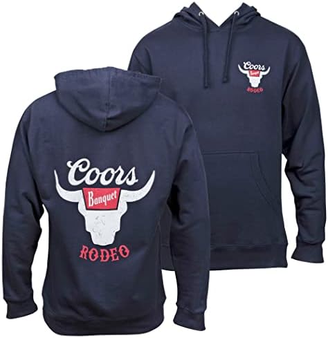 Hoody с логото на Coors Banquet Родео Бул Horns