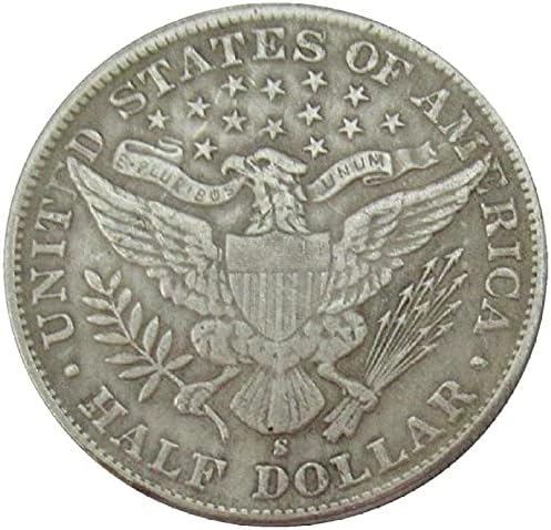 Американски Фризьор за Полдоллара 1899 г., със сребърно покритие Копие на Възпоменателни монети