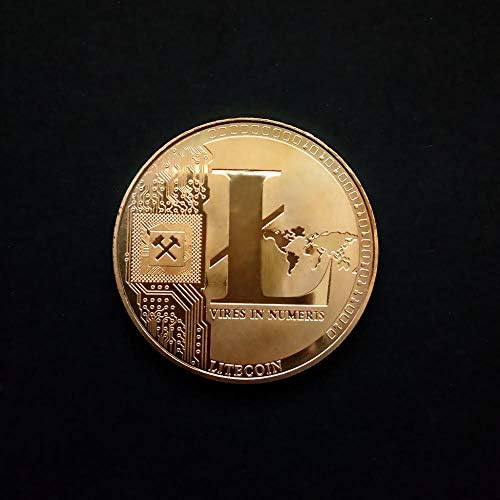 2 елемента Възпоменателна Монета, Позлатена Сребърна Монета Litecoin Litecoin Виртуална Криптовалюта 2021 Лимитированная Серия са