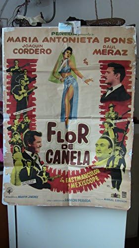 Оригинален Плакат Мексиканка Flor De Канела Мария Антониета Понс