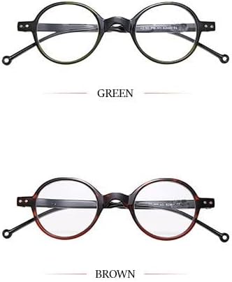 N/A Очила за четене В рамки, Очила в кръгла стил, Женски, Мъжки, Кръгли Очила за четене (Цвят: E, размер: + 350)