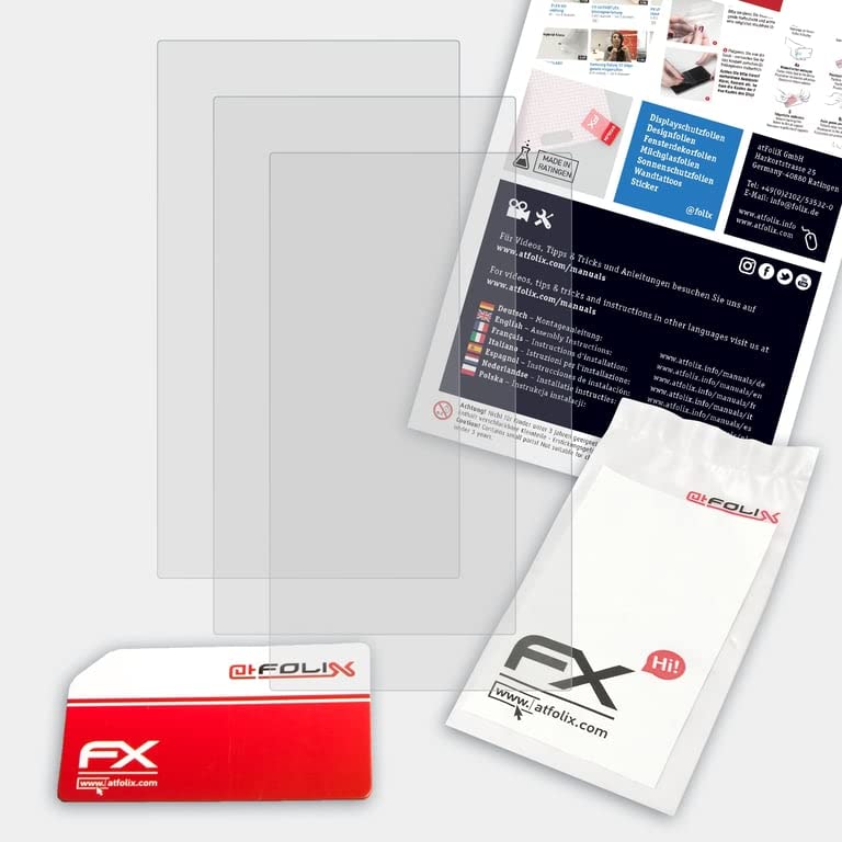 Защитно фолио atFoliX е съвместима с фолио PowKiddy X18S за екрана, антибликовой и ударопоглъщащ защитно фолио FX (3X)
