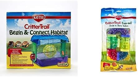 Kaytee CritterTrail Begin & Connect Среда за домашни мишки, хамстери джуджета или един gerbil