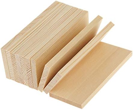 10 Броя Естествени Дървени форми от Борови дъски Панел за Моделиране Работи, за да проверите за изработка - 10 см Здрав и полезен Приятно