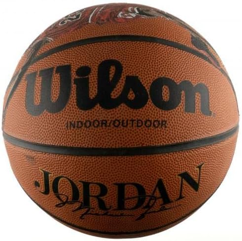 Майкъл Джордан е Писал ръчно Баскетболни топки Wilson Basketball UDA Upper Deck COA с Автограф на Майкъл Джордан - Баскетболни