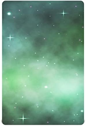 Космическа Galaxy Зелени Пищови за Момчета И Момичета Комплект N Play Sheet Меки Дишащи Мини-Пищови 39 x 27