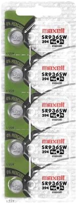 Бутон елемент Maxell Watch Battery SR936SW 394 Комплект от 5 батерии