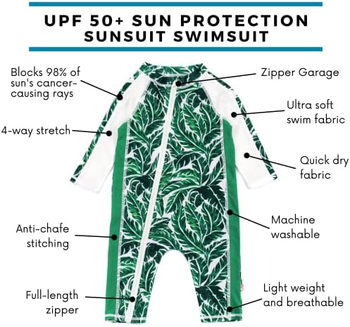 Слънцезащитен костюми за момчетата SwimZip UPF 50+ с дълъг ръкав (в различни цветове)