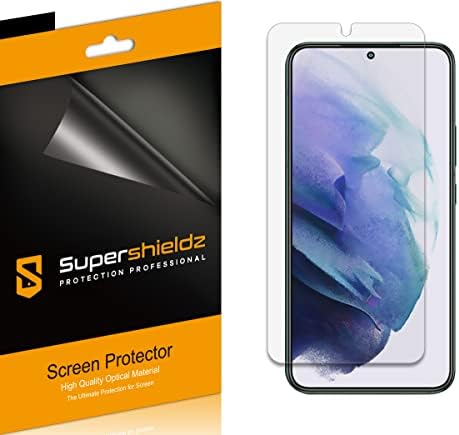 (6 опаковки) Supershieldz е Предназначен за Samsung Galaxy S22 5G Защитно фолио за екрана, прозрачен филм с висока разделителна способност