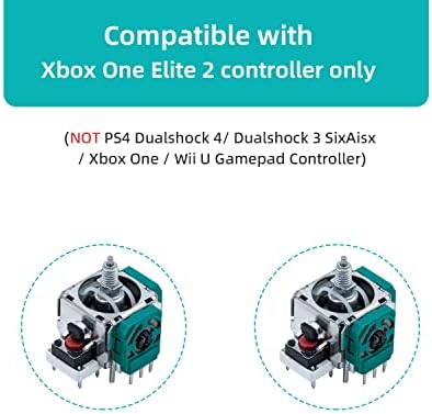 Комплект за ремонт на аналогов джойстик Tolesum за Xbox One Elite Series 2 (2 опаковки) - Сменяеми Ремонт модул 3D Thumbstick - контролер за Xbox One Елит 2