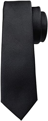 ДЖИНЗРУЙ Мъжки Вратовръзки Вратовръзки Черна Вратовръзка За Мъжете Бизнес Официално