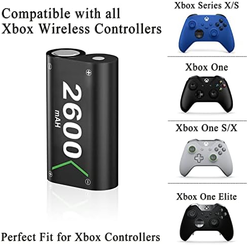 зарядно устройство за безжичен контролер uowlbear контролера на Xbox One, Xbox Series x/s, Батерии Xbox One, Xbox One S, One X, Xbox
