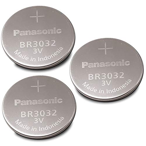 Panasonic 3 Неща - BR3032 Неперезаряжаемая 3-Вольтовая литиева акумулаторна батерия. Размер: 1,18 Dia x 0,13 H (30,0 мм x 3,2 мм)