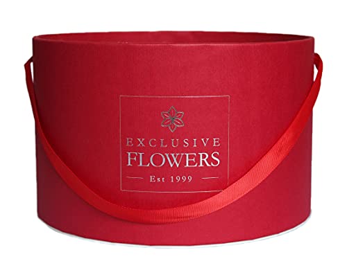 Подарък кутия Кръгла Луксозна Кутия за цветя, Сватбен декор Ръчна изработка в Европа 3 размер 4 налични цветове Изключителни цветове