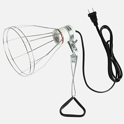 Прост Битумен лампа Луксозни E26 със стоманена метална решетка, подходящ за лампи с мощност 250 W (крушка в комплекта не е включена)