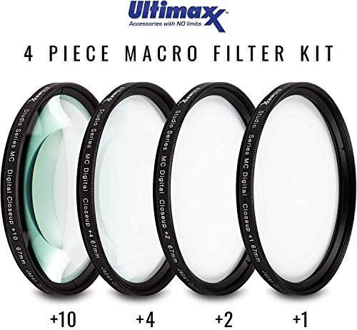 Ultimaxx 58 ММ Пълен набор от аксесоари за филтри за обектив с размер 58 мм на филтъра, създаден Специално за: огледално-рефлексни