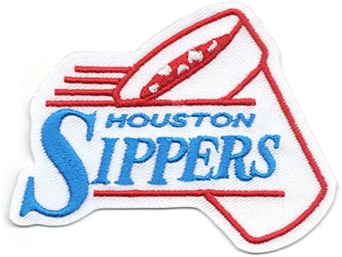 Баскетболно Нашивка Houston Sippers С Пародийным Лого, Бродирани Желязо