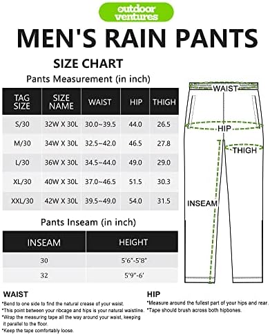 Мъжки Непромокаеми Панталони Outdoor Ventures, Непромокаеми Непромокаеми Панталони, Ветроупорен Упаковываемые Непромокаеми