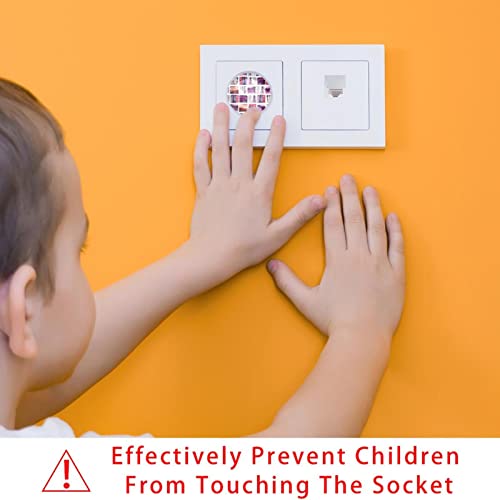 Капачки на контакти LAIYUHUA За защита от деца (на 12 и 24 опаковки), Устойчива защита на електрически щепсел | Пластмасови капачки на контакти