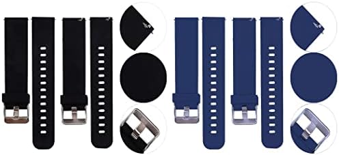 Быстросъемный Каишка за часовник ONE ECHELON, Съвместим С Huawei Watch 2e GT Sport 46 мм, Силикон Взаимозаменяеми Каишка за умни часовници