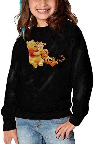 KCAAJYP/ Пуловер с кръгло деколте за момчета и момичета, Моите приятели Тигър и Пух, Hoody за деца 2-6 години