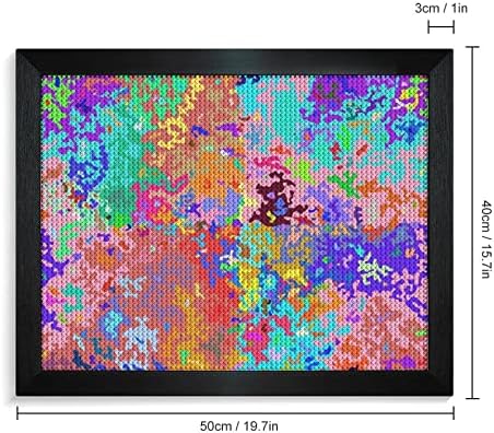 Абстрактни Цветни Камуфляжные Комплекти За Диамант на Рисуване на Рамка За Снимки 5D направи си САМ Пълна Тренировка Планински Кристал