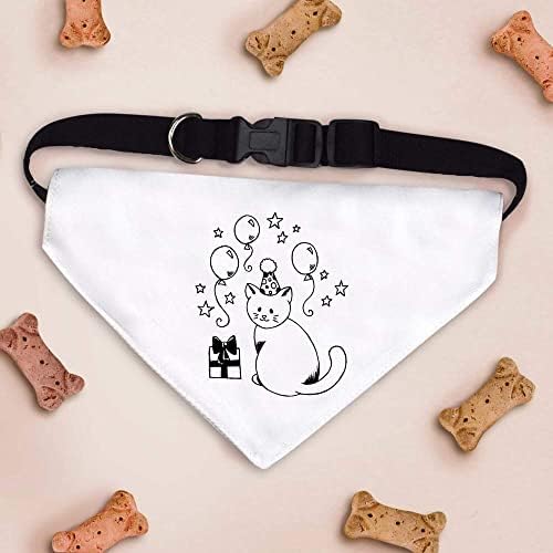 Голяма шарена кърпа за кучета/Котки/домашни любимци Birthday Cat (PD00037398)