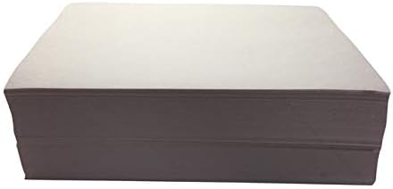 Детска Плътна хартия, 9 x 12 см, Бяла, 500 Листа - 1465884