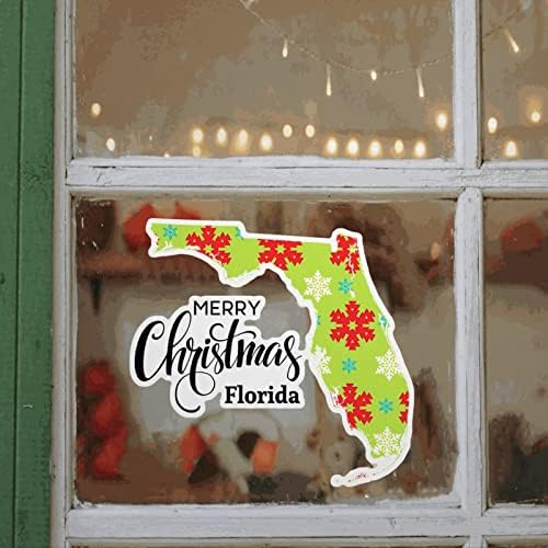 Стикер на прозореца на Щата Делауеър, Стикери за Стена с Карта на САЩ в Щата Делауеър, Стикер за стена, PVC, Коледни Стикери