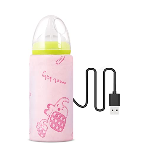Нагревател бебешки бутилки Преносим Нагревател мляко за бебето, Нагревател мляко за бебето С икономия на топлина от 42 ℃