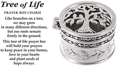 Очарованието на Молитва Кутии за бижута Ganz Tree of Life ~ Мир, Любов и Надежда