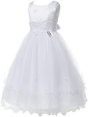 Елегантна рокля за първо Причастие за момичета OLIVIA KOO (размер 2-16)