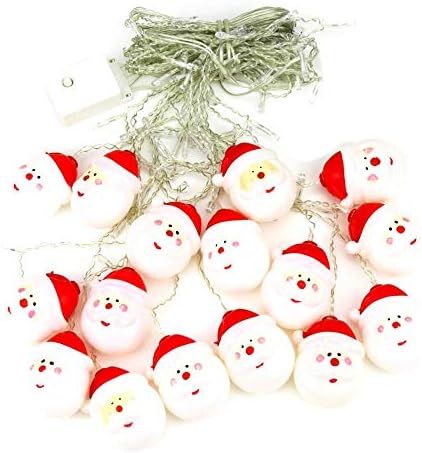 Гирлянди Lainin Santa Фея, 96 led топки с подсветка 2,55 инча, 8 Режима на Коледната украса, 16 светодиоди, Сладък за Коледната
