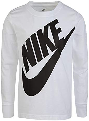 Тениска с графичен модел на Спортни дрехи Nike за момчета с дълъг ръкав