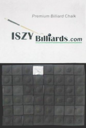 Мел за басейн и бильярдного щеката ISZY Billiard Premium - Дузина парчета (кутия от 12 опаковки)