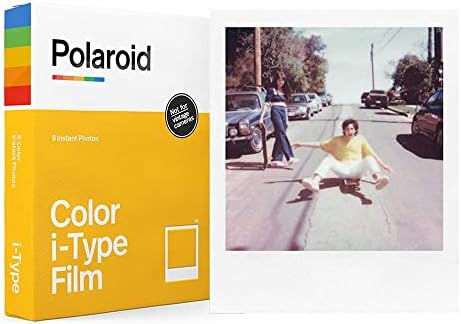 Незабавно филм Polaroid Color i-Type (8 експозиции) + 5-инчов Фотоалбум за полароидных пръстови - Подаръчен комплект